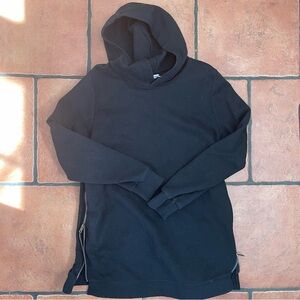 Women’s Isabel Maternity Nursing side zipper Black Hoodie LARGE